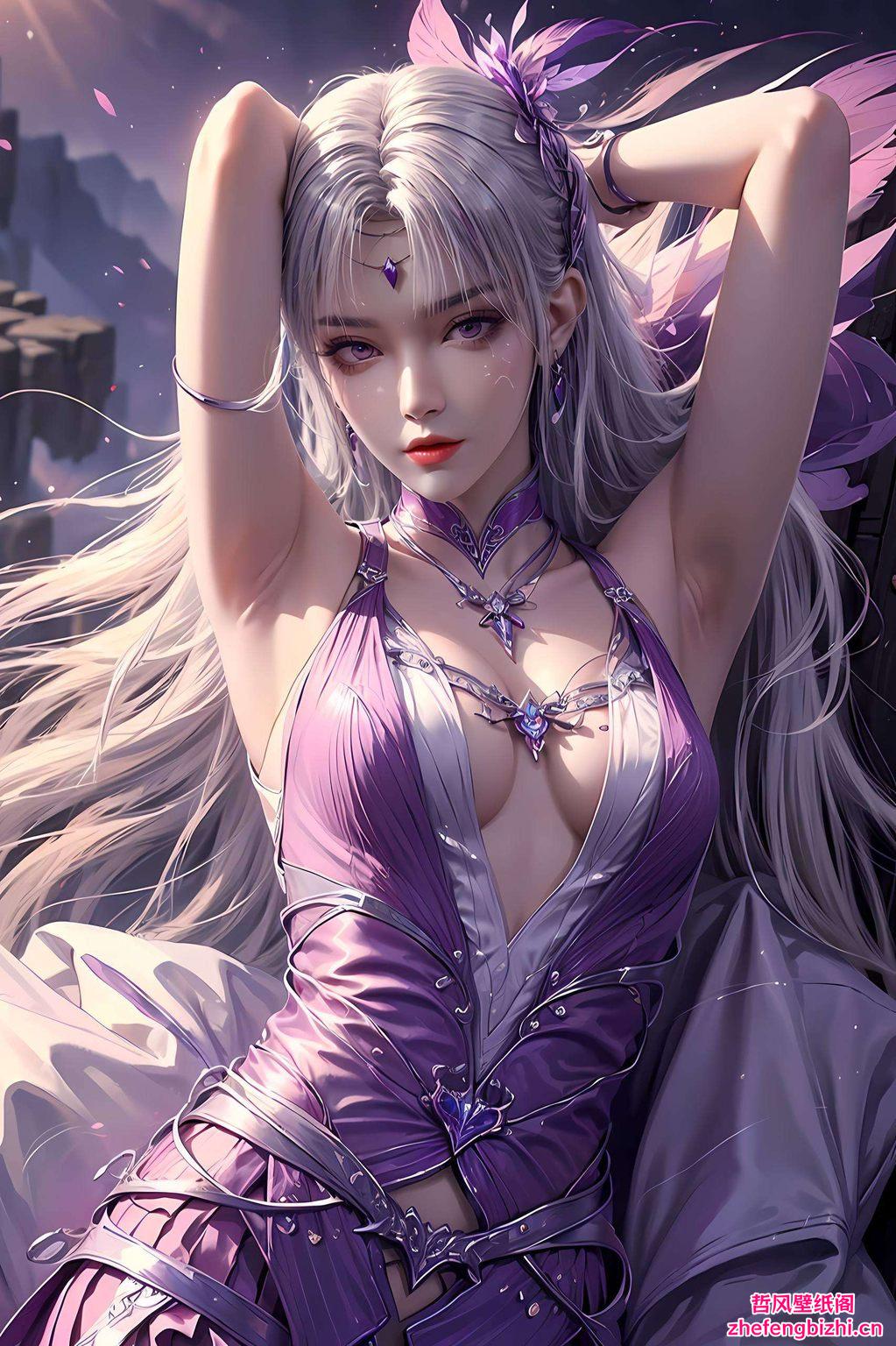 小医仙与薰儿两位国漫美女以粉色系的温柔姿态她们的每一个pose都是精心设计的素材