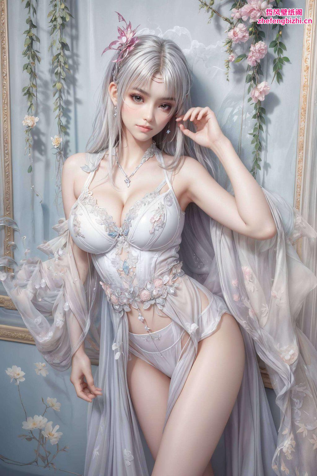 散发着古典美的魅力这款平板壁纸以细腻笔触描绘出神秘的小医仙