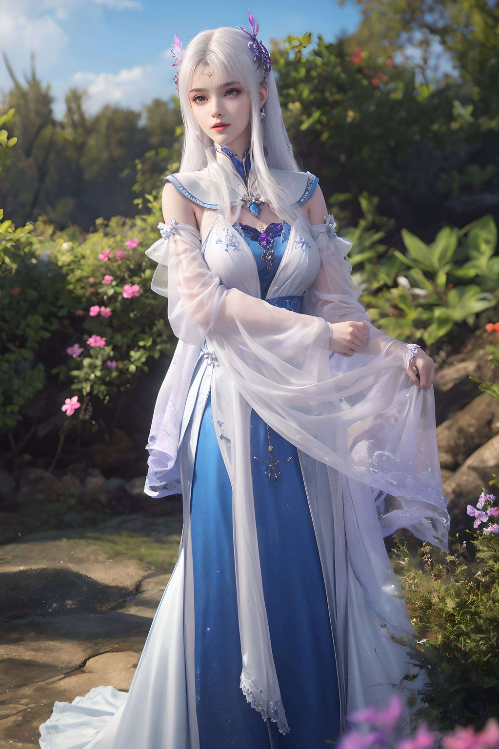 超清晰免费壁纸合集2k高清国漫女神可爱壁纸带来了全新的视觉盛宴！在这里神秘与可爱并存