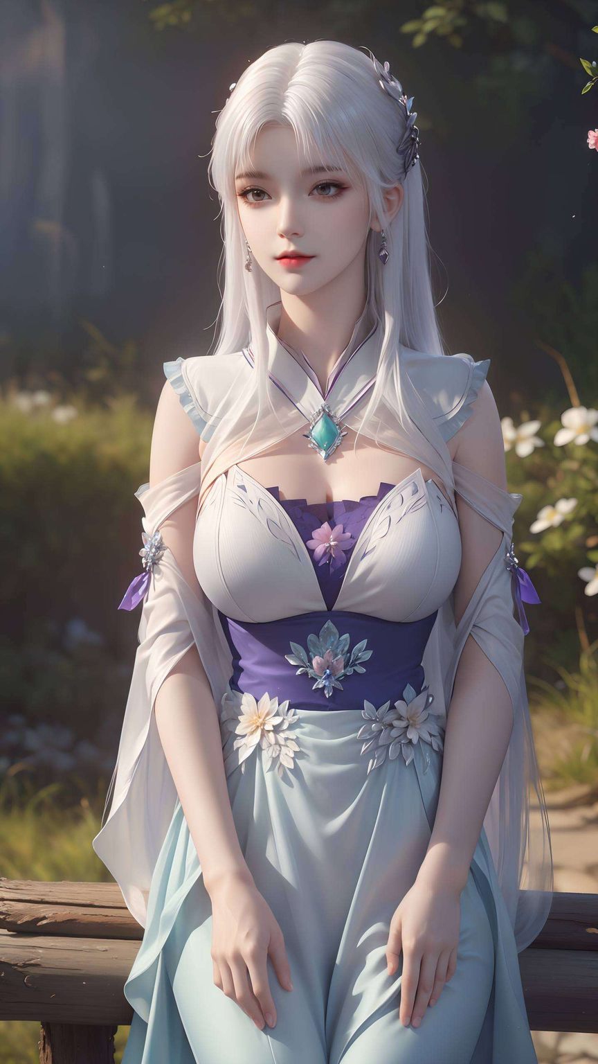 这位国漫美女以她独特的魅力守护着你的电脑屏幕