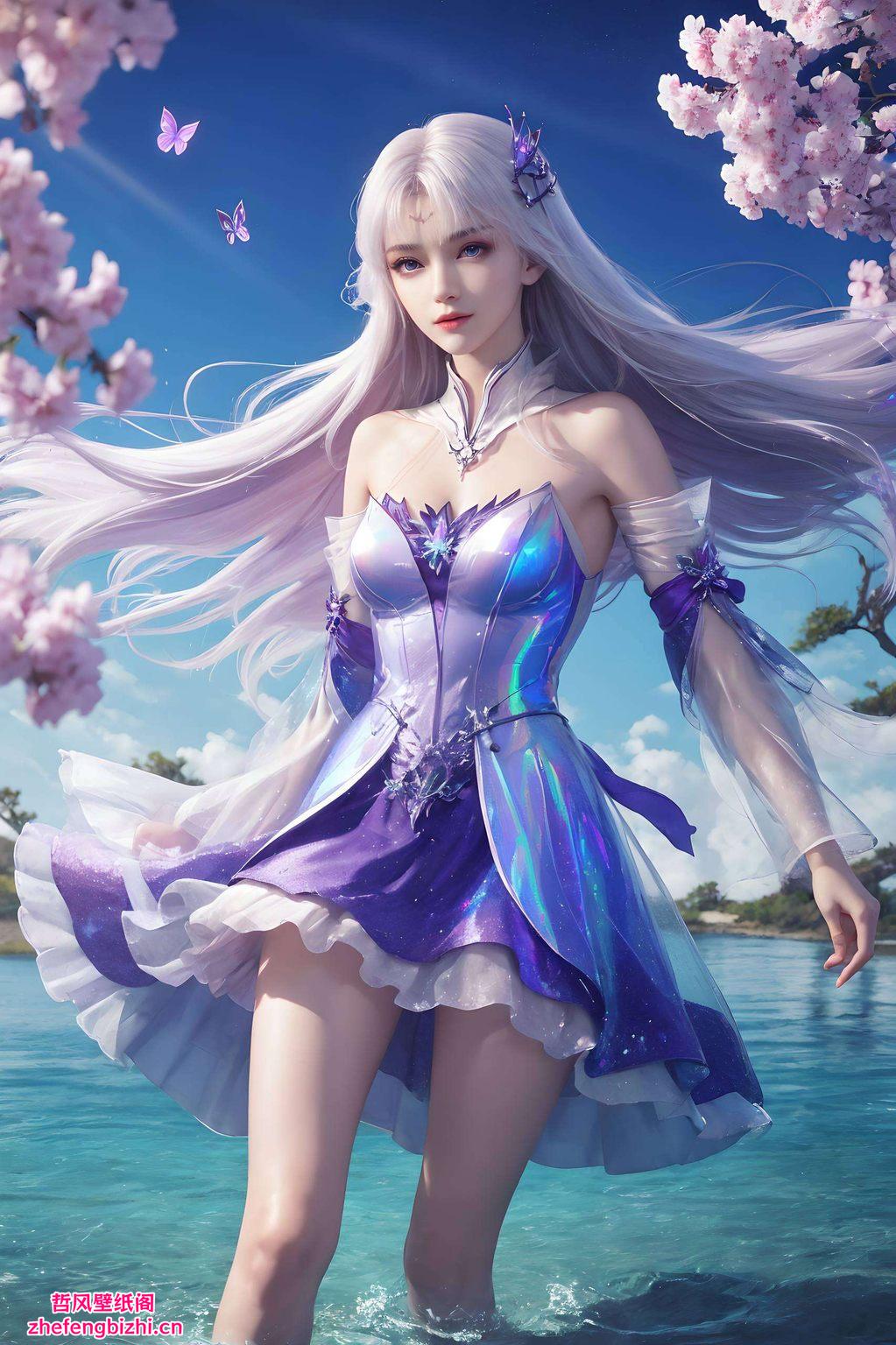 让国漫美女的细腻轮廓与古典韵味尽显眼前这幅国漫壁纸以小医仙成为斗尊的惊艳形象为主题