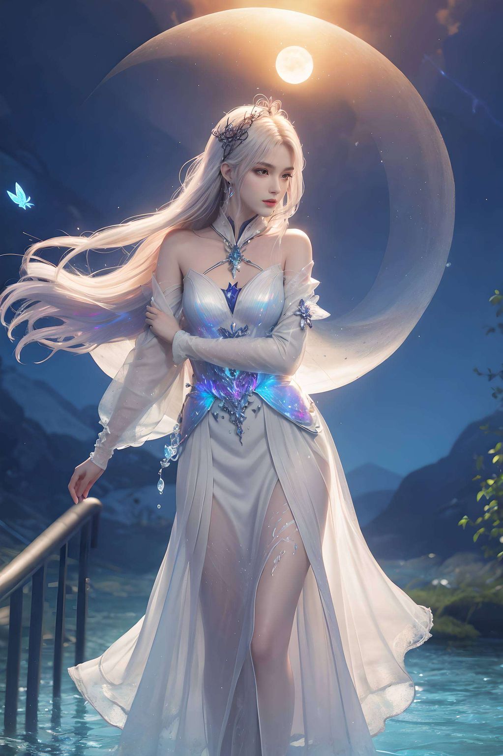 一触即发全屏AI绘画动作素材