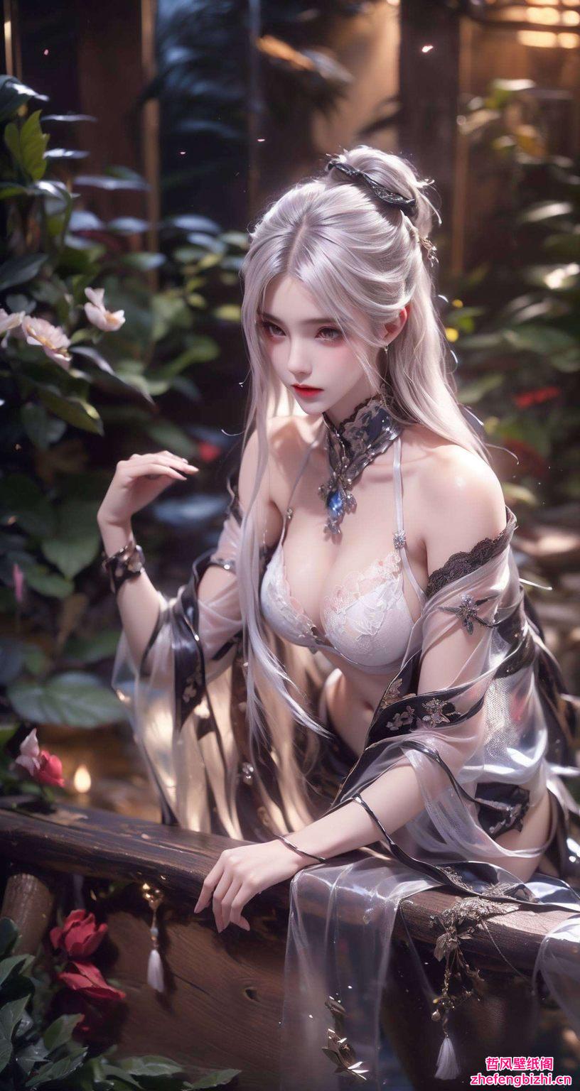 以小医仙的动人形象为主题她那清澈的眼眸、柔美的发丝