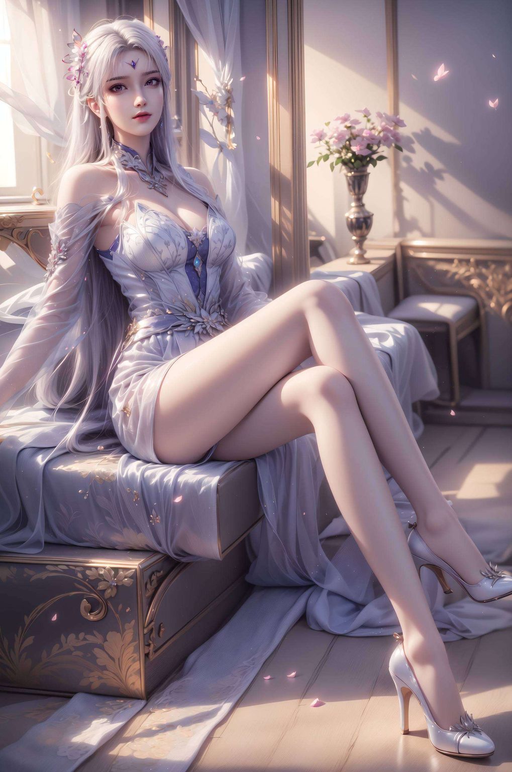 是不可多得的手机壁纸佳选这款古香古色的国漫美女壁纸