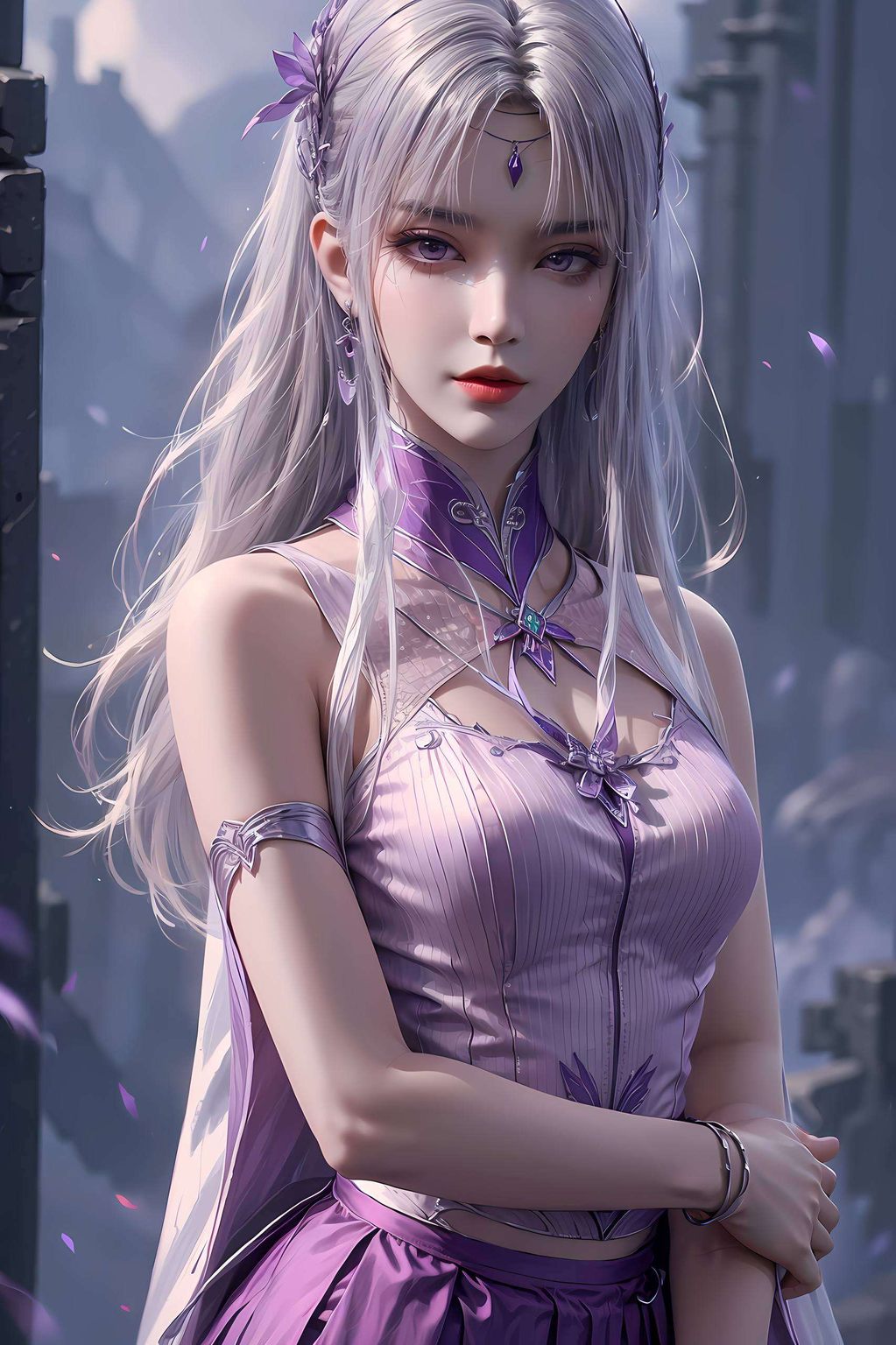 将国漫美女的灵动与壁纸的鲜艳色彩完美融合为你的电脑桌面增添一抹生动的色彩