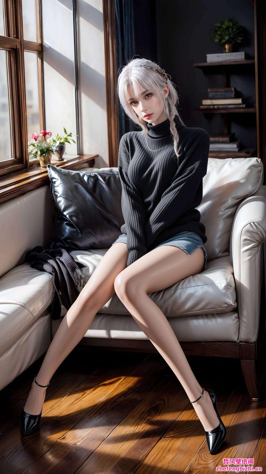 清新脱俗不规则超高清4K女神壁纸