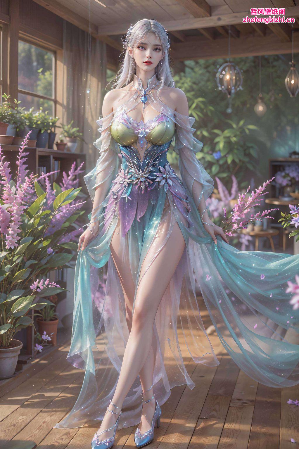 为你的屏幕注入灵动生机不规则之美绽放异彩！小医仙壁纸横屏AI