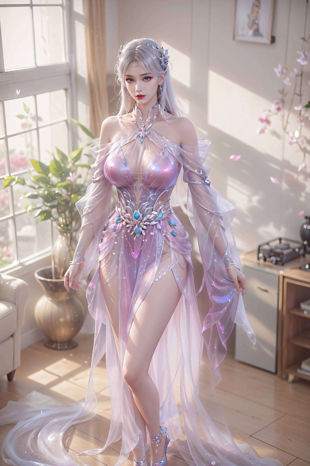 色彩鲜明细腻描绘