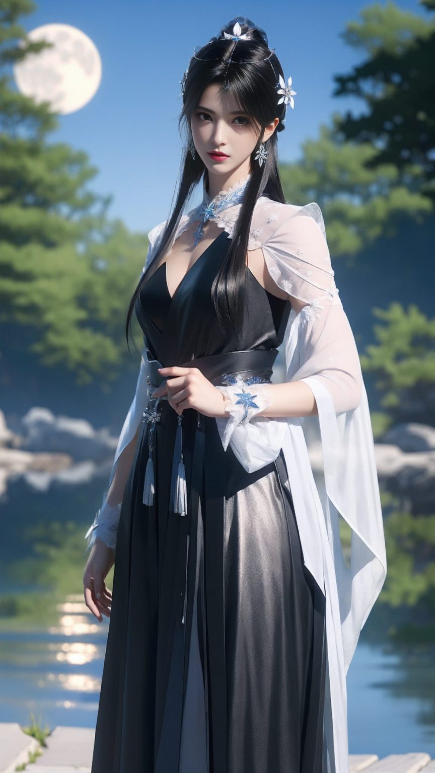 这款独特的国漫女主夏倾月免费壁纸包专为安卓用户打造！精选无内衣图片