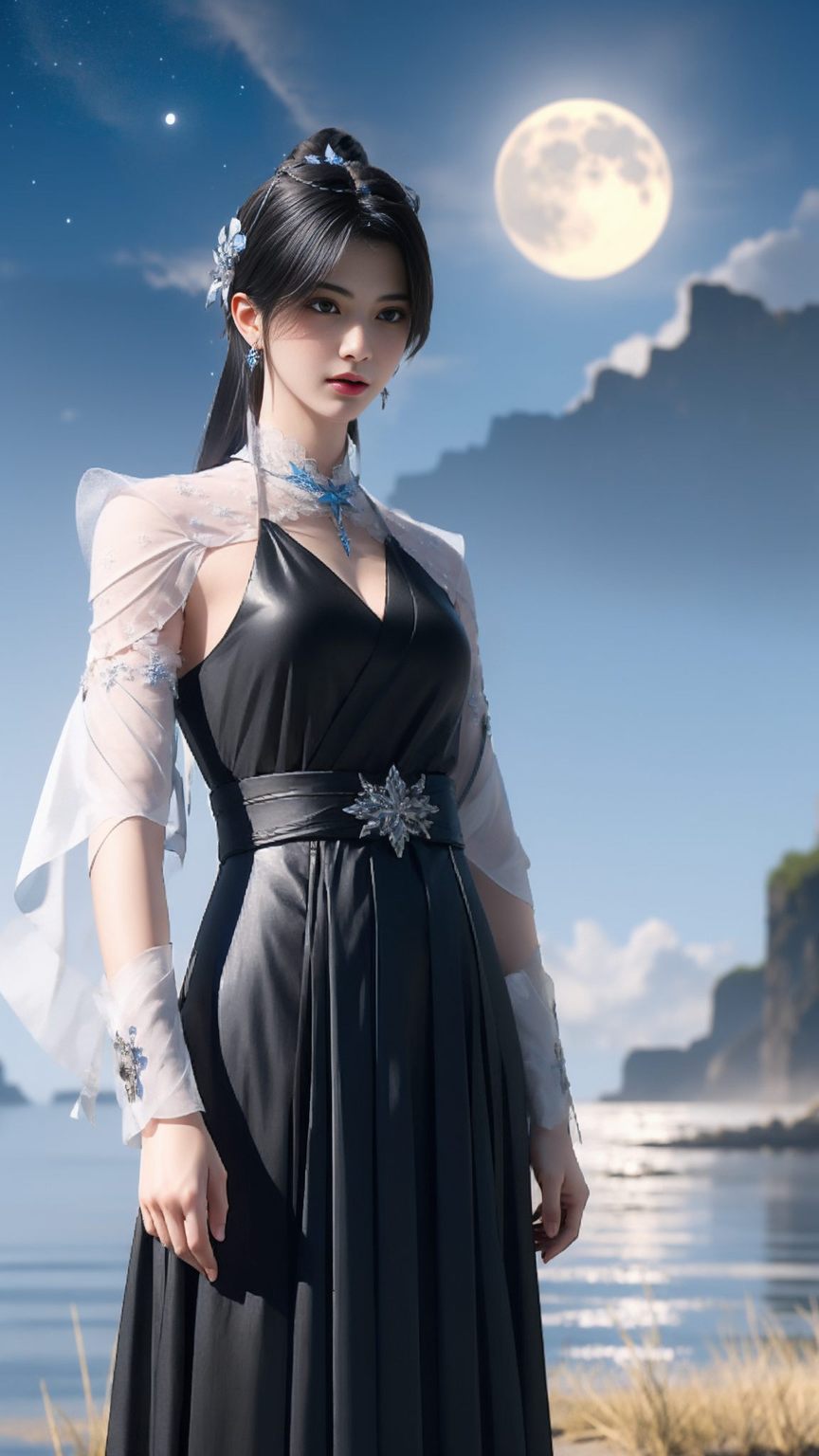 壁纸的渐变色彩如同苹果的香甜夏倾月