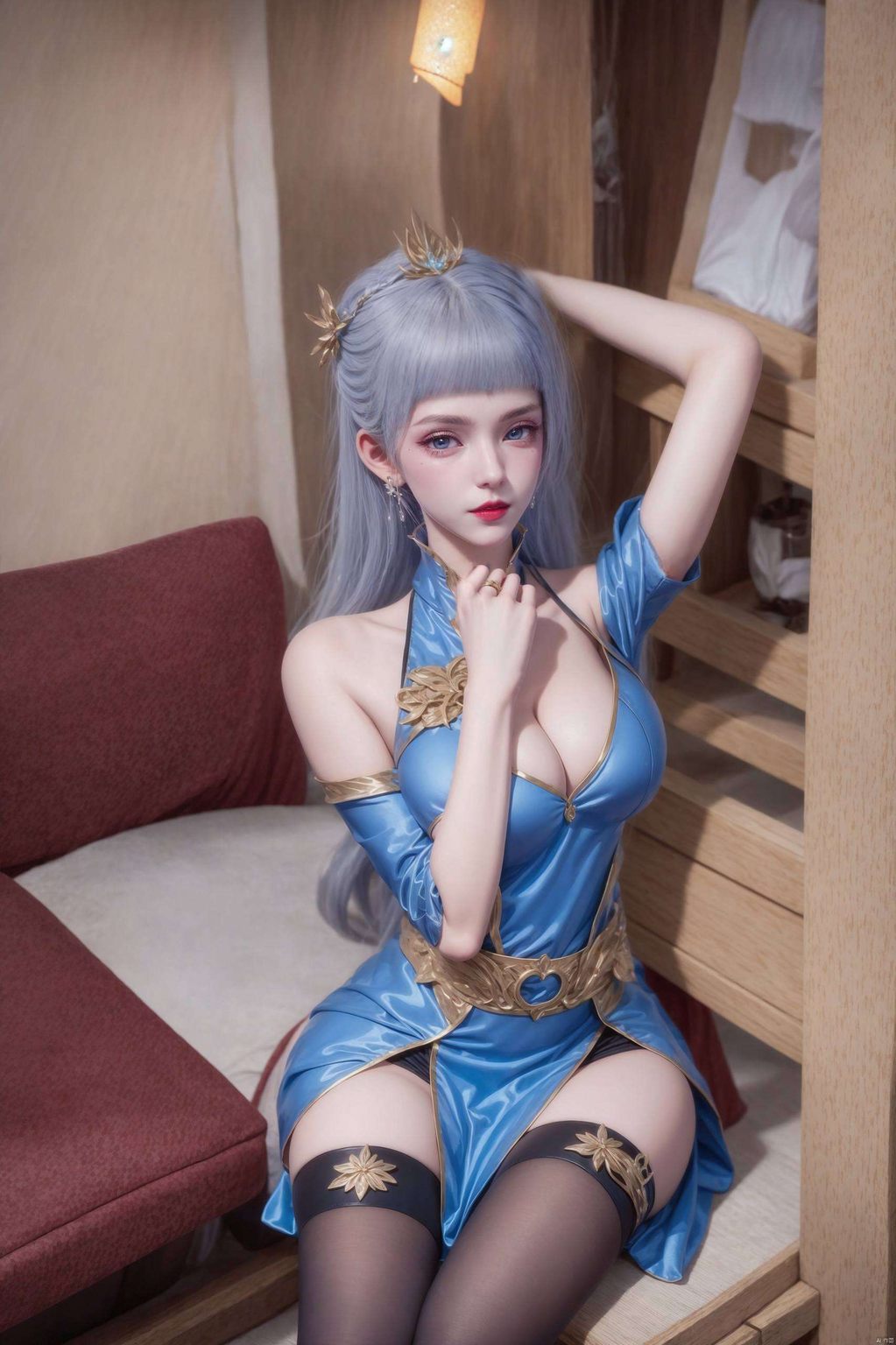 将绝世唐门中的雪女形象演绎得淋漓尽致宛如仙境