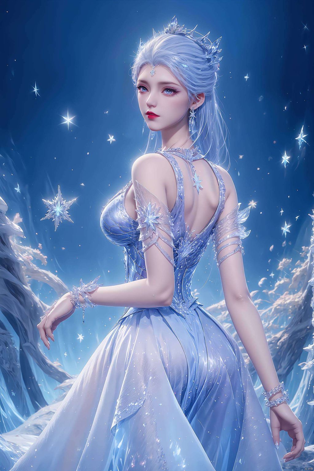 这款绝世唐门雪女4k超清壁纸适配Win10系统