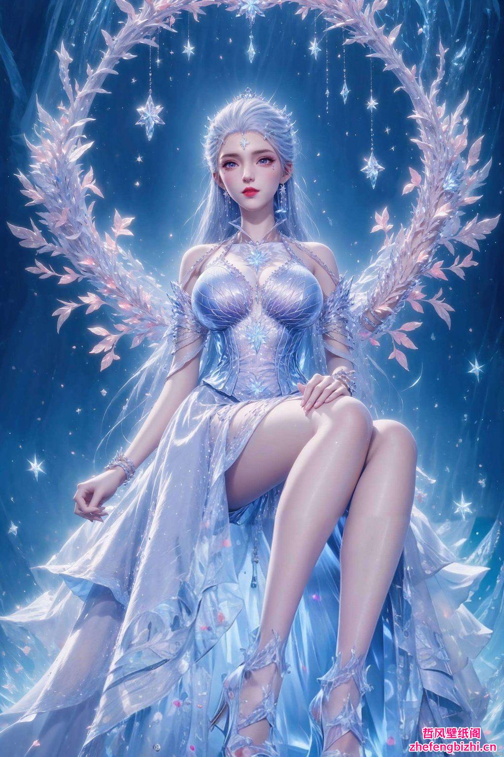 感受雪女的静谧与力量简洁又不失优雅