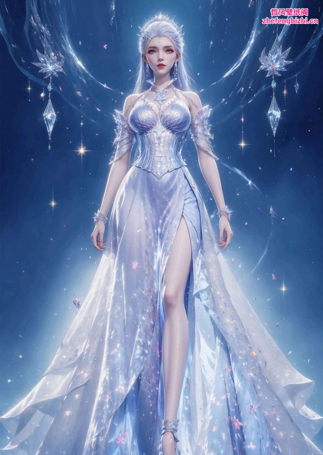 仿佛能感受到她身边的寒气四溢与国漫的独特韵味完美融合