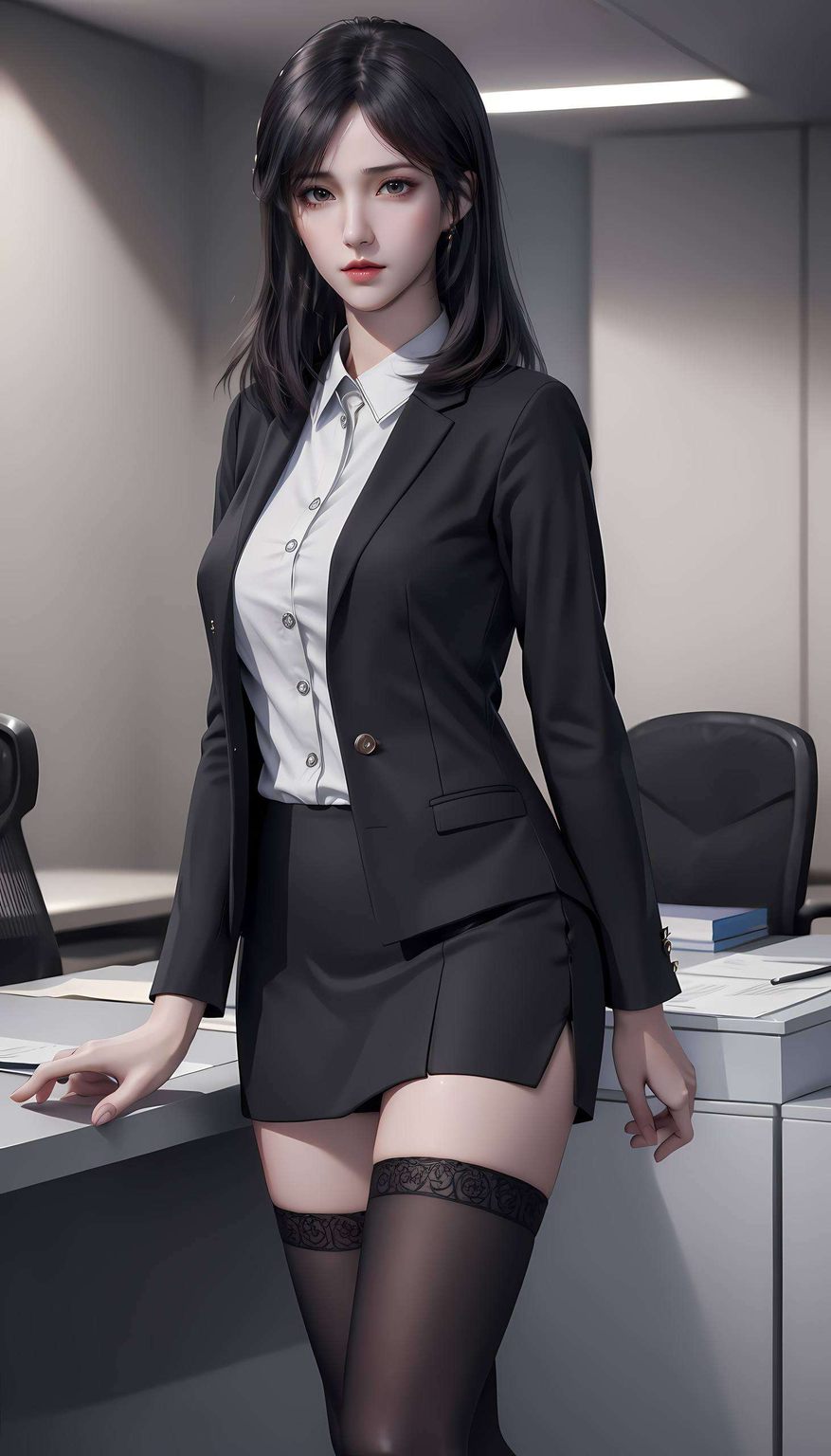 让人一见倾心徐欣轻倚在苹果树旁