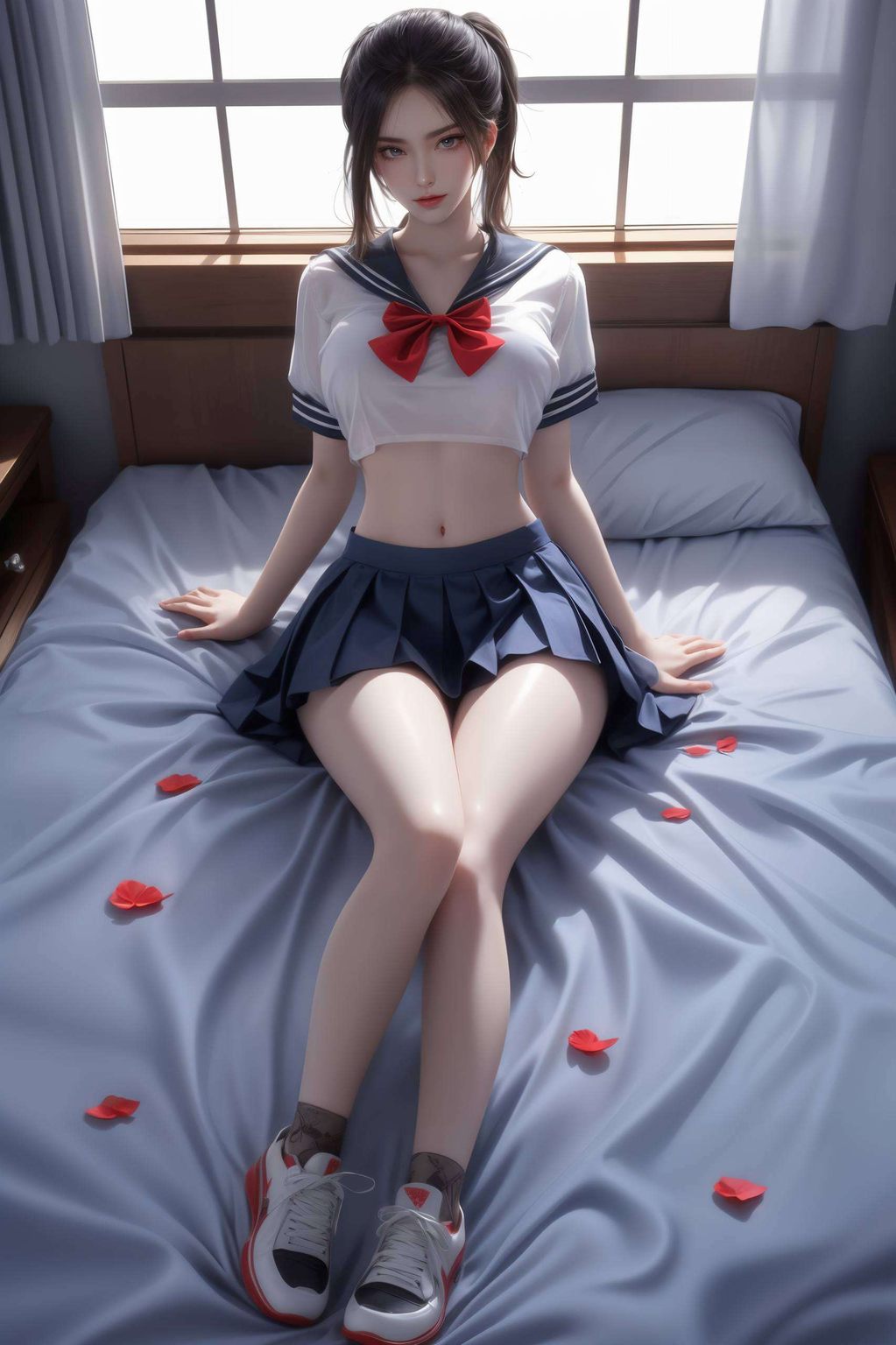 以立体IPAD主题呈现绘制国漫女神焰灵姬的甜美笑容