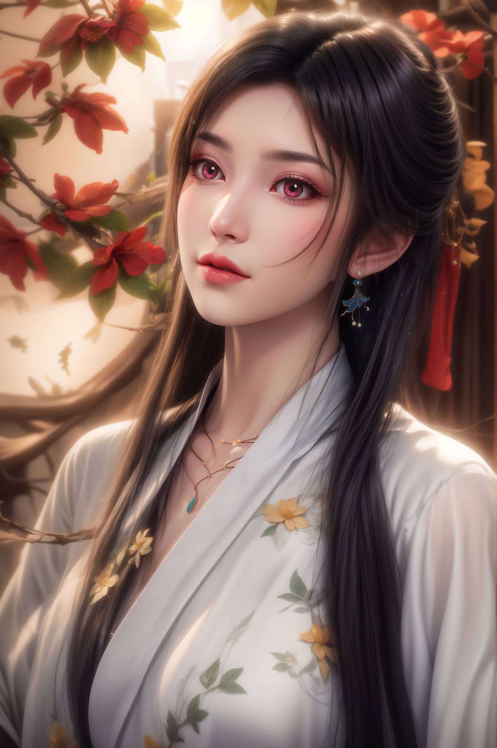 绘制国漫女神夭夭以元尊为灵感