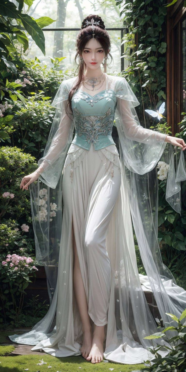 细节生动以国漫美女叶倾仙的打架场面为灵感