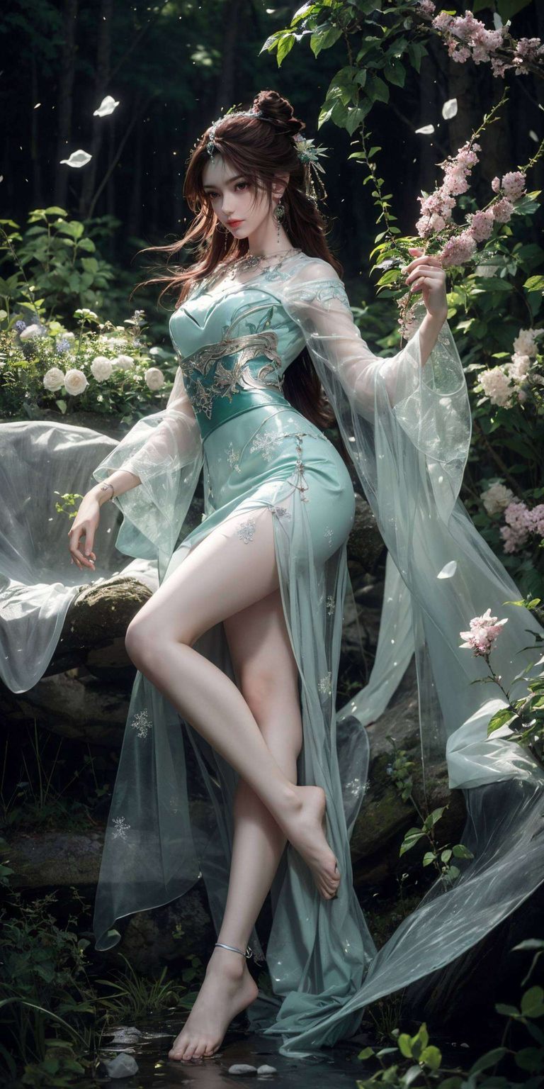 穿梭在数码世界的叶倾仙以她绝美的容颜和灵动的设计