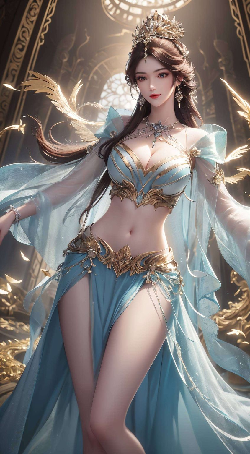 每一丝笑容的纹理都清晰可见搭配细腻的绘画技巧