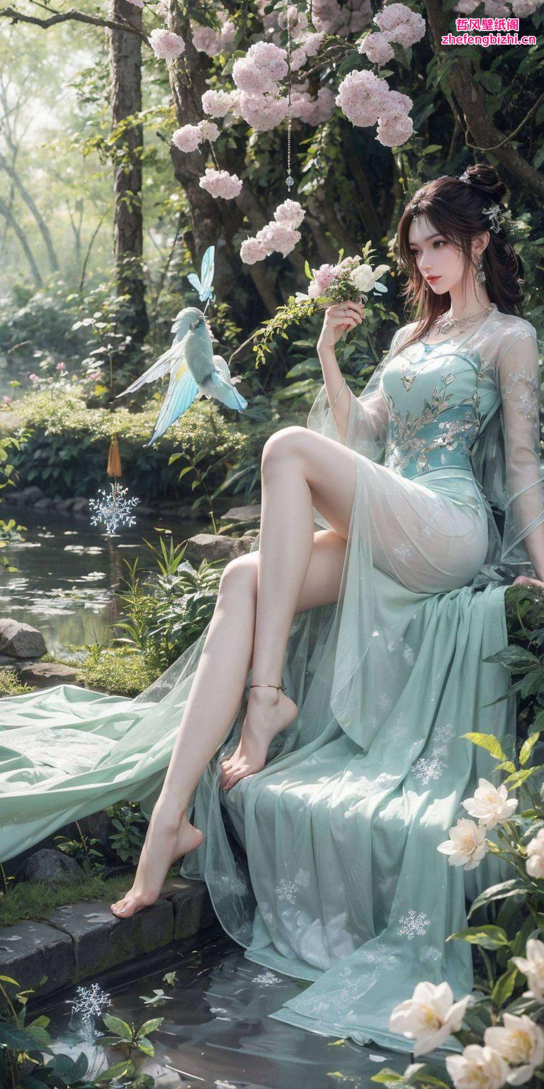 融合了神秘紫色的浪漫与叶倾仙的绝美风华为你的iPad带来一场视觉盛宴