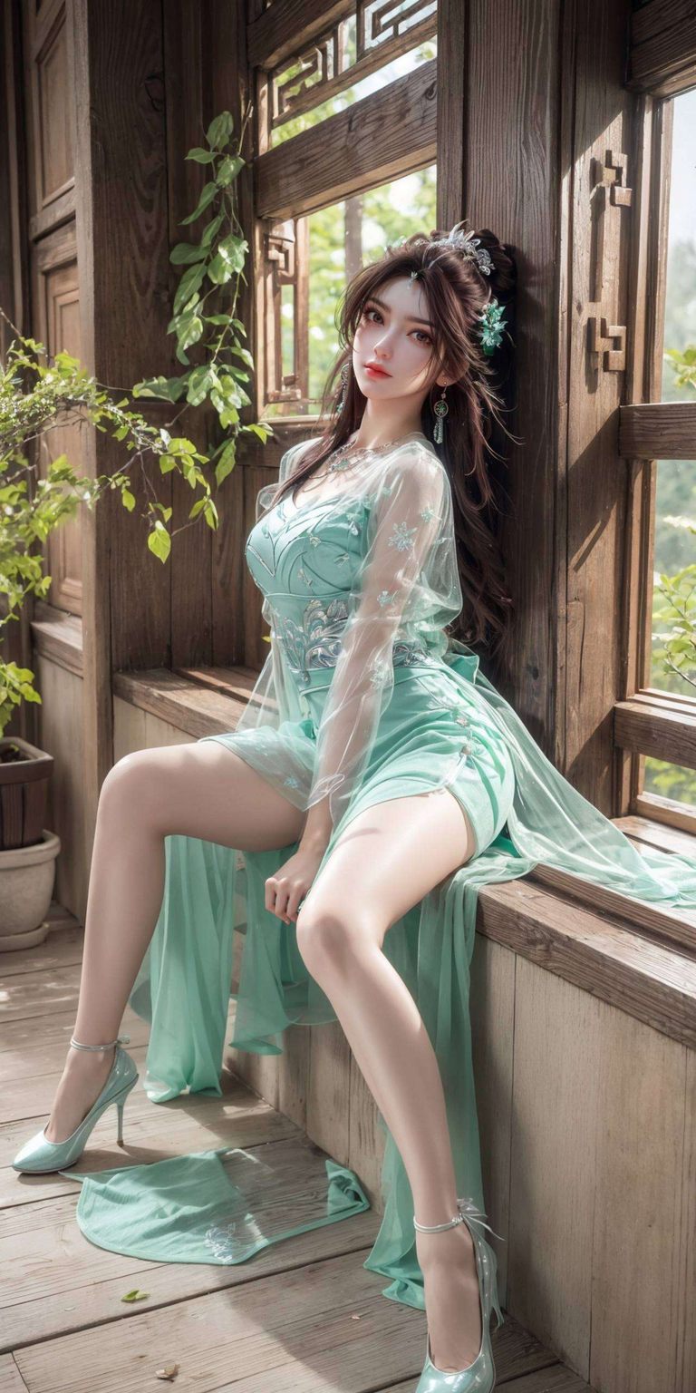 全屏AI绘画动作素材壁纸让双眼沐浴在细腻的画质里