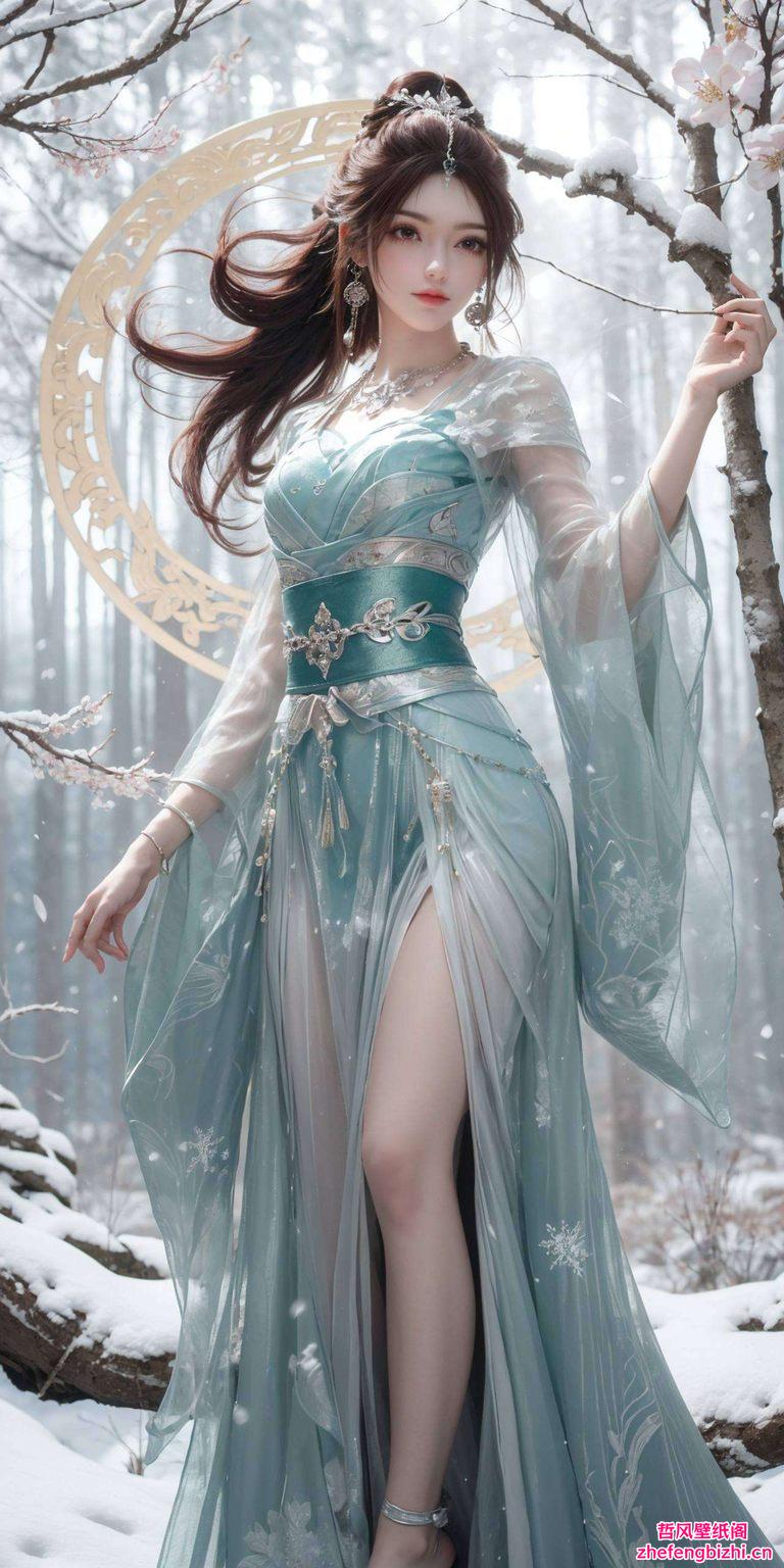 为你的电脑、手机带来别样的视觉盛宴这款国漫女主AI专辑桌布2K高清国漫美女背景图片