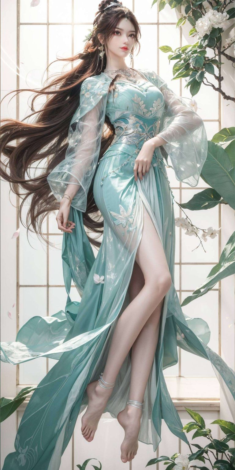 花卉壁纸更添灵动美感将国漫美女的细腻笔触与花卉艺术的绚烂色彩完美融合