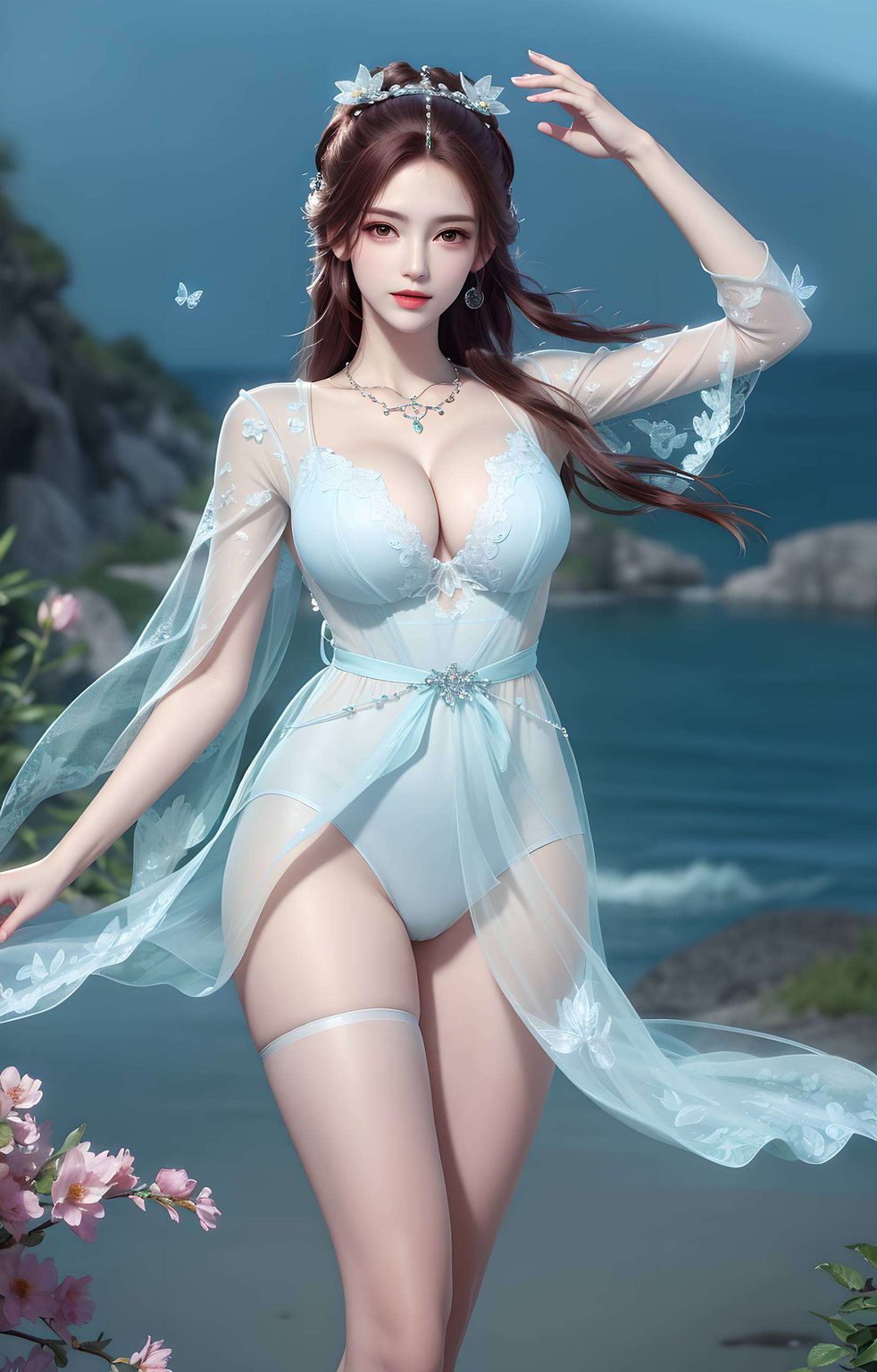 以8K超高清画质捕捉叶倾仙的灵动瞬间细节精致