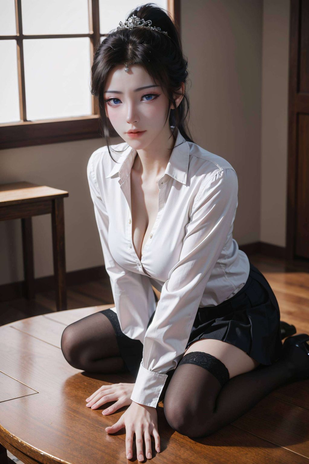 国漫美女武瑶的笑容如一抹春风捕捉了她笑容的每一个细节