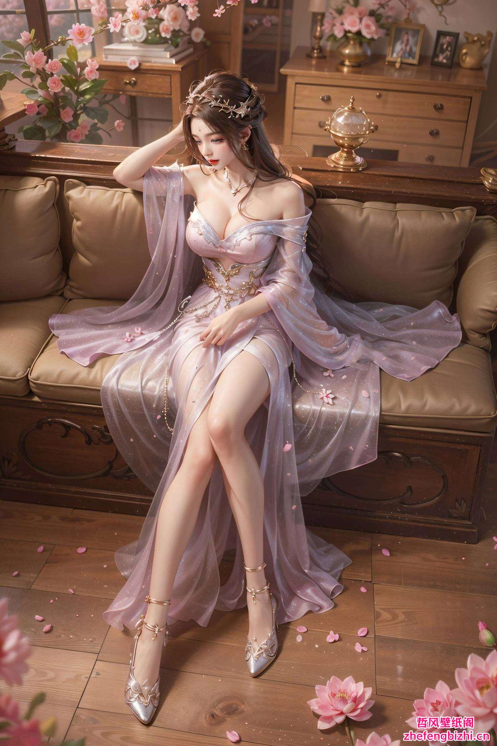 为你的电脑带来一抹古典雅致月婵高清4k壁纸