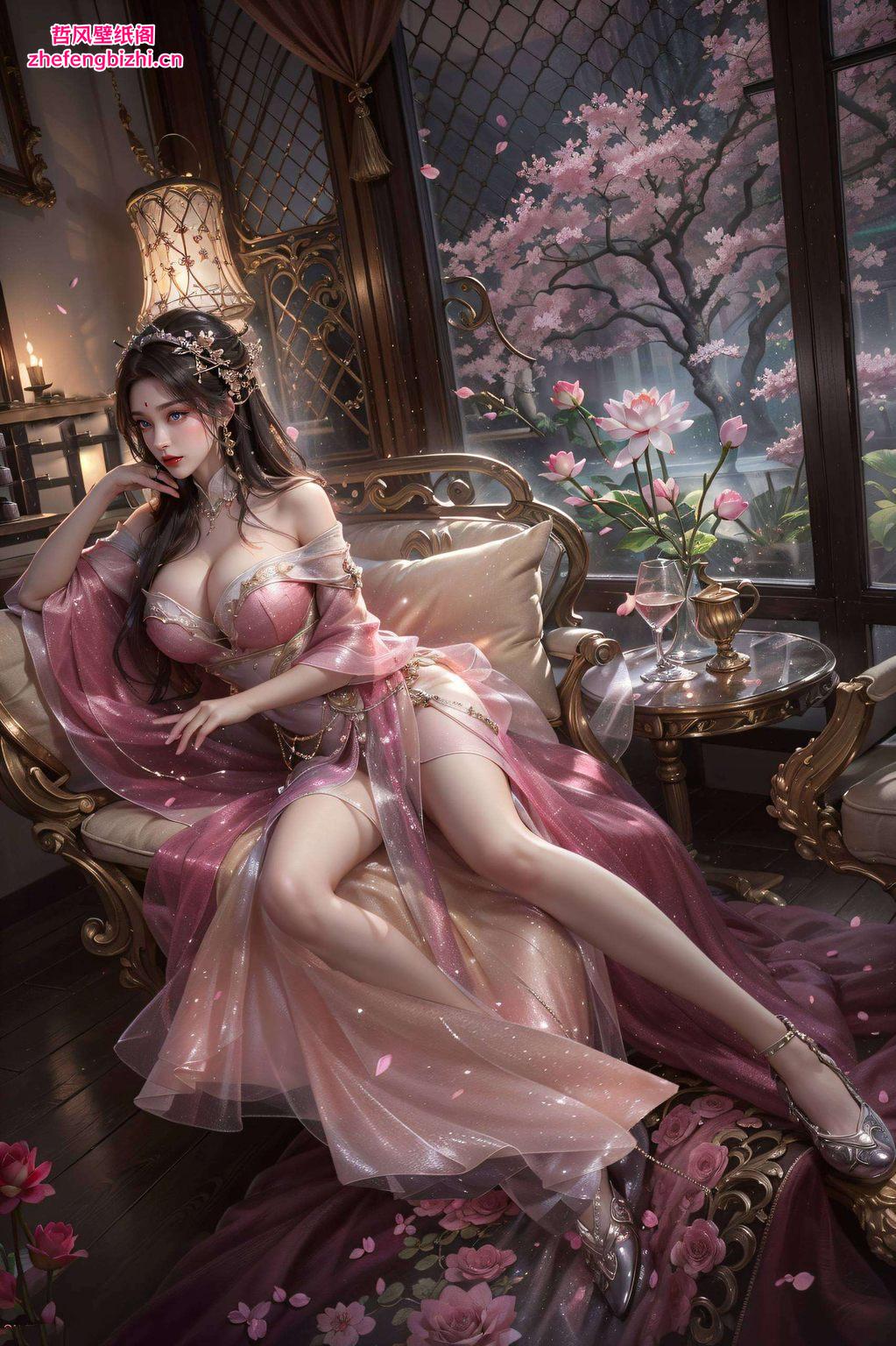 国漫美女的魅力瞬间定格让你沉浸在这份静谧与柔美之中