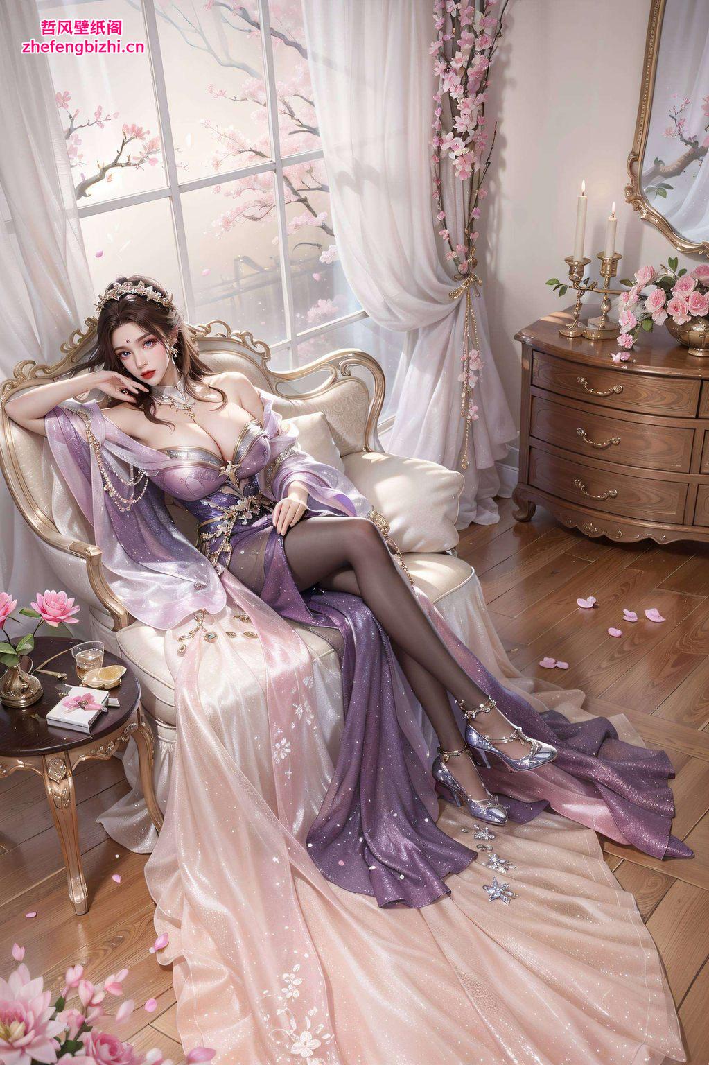 锁屏月婵壁纸抽象艺术与2560p超清画质完美融合