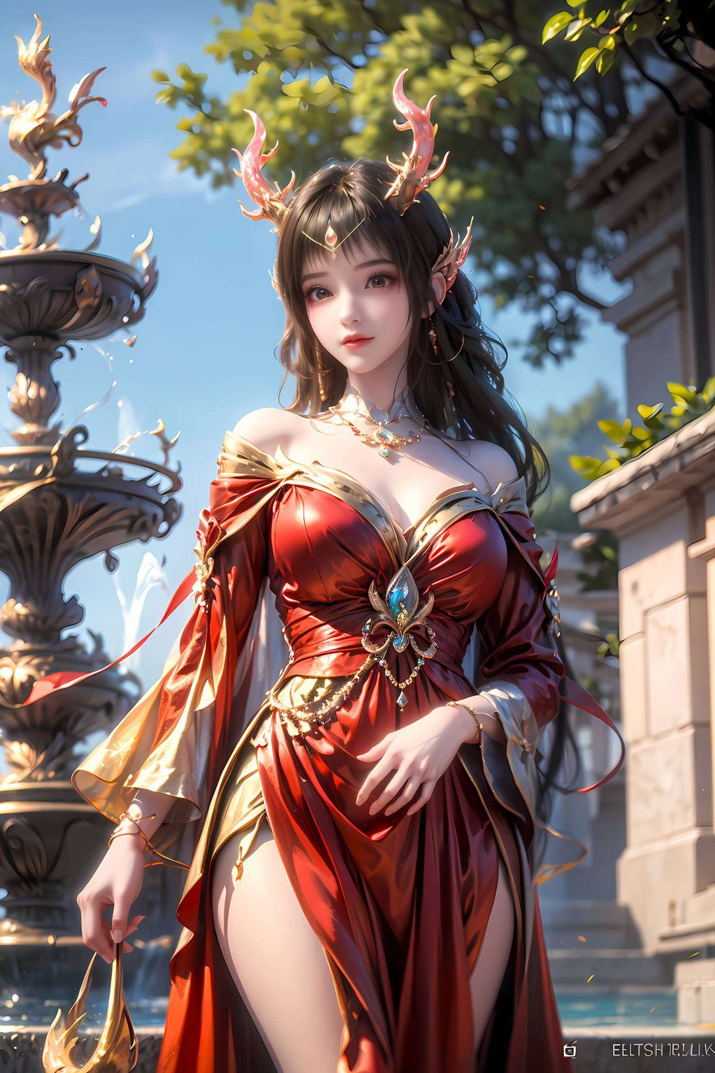 国漫女主云落翩翩起舞都是动漫世界的浪漫邂逅