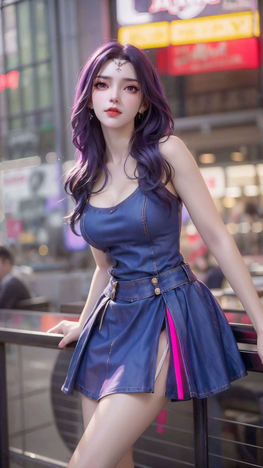 云曦之美让国漫美女的神秘气质跃然屏上