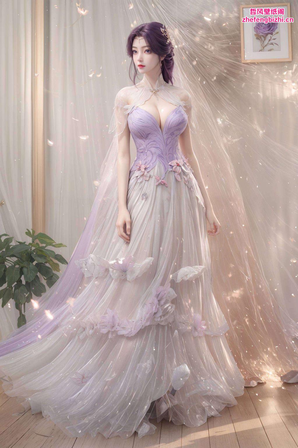 笑容灿烂如春花绘制国漫女神云曦