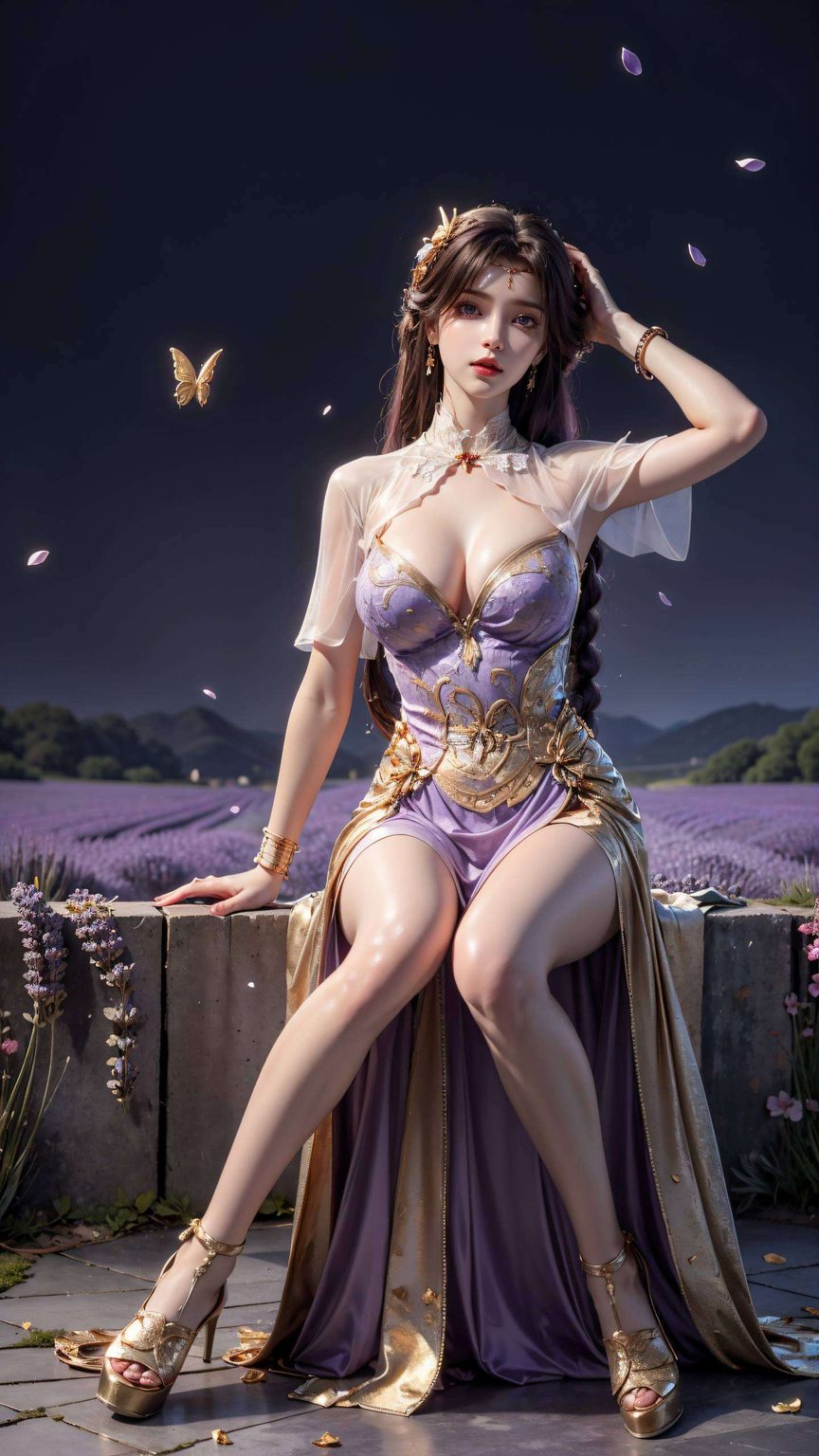 动漫人物云曦以其独特的魅力眼神中藏着深邃的故事