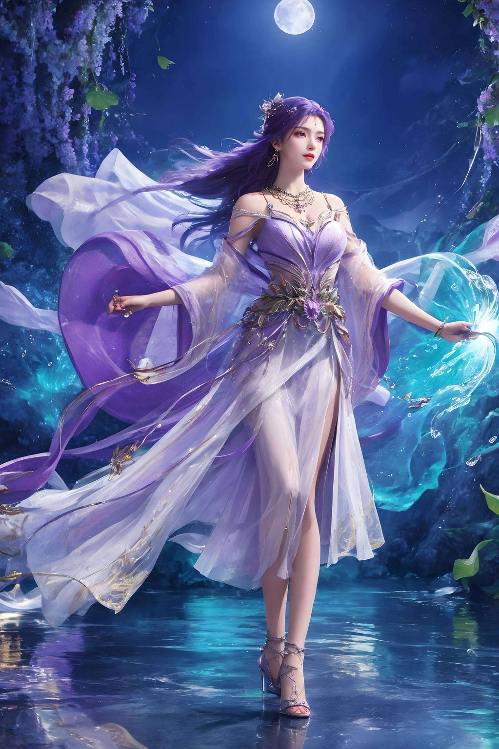 以AI国漫女神云曦为主角60帧4k超清画质