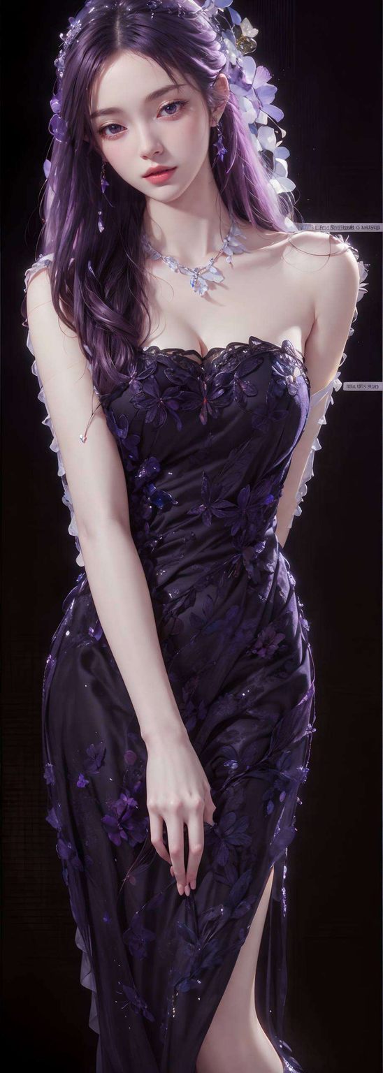 这款国漫美女AI壁纸为你的电脑桌面增添一抹静谧的浪漫