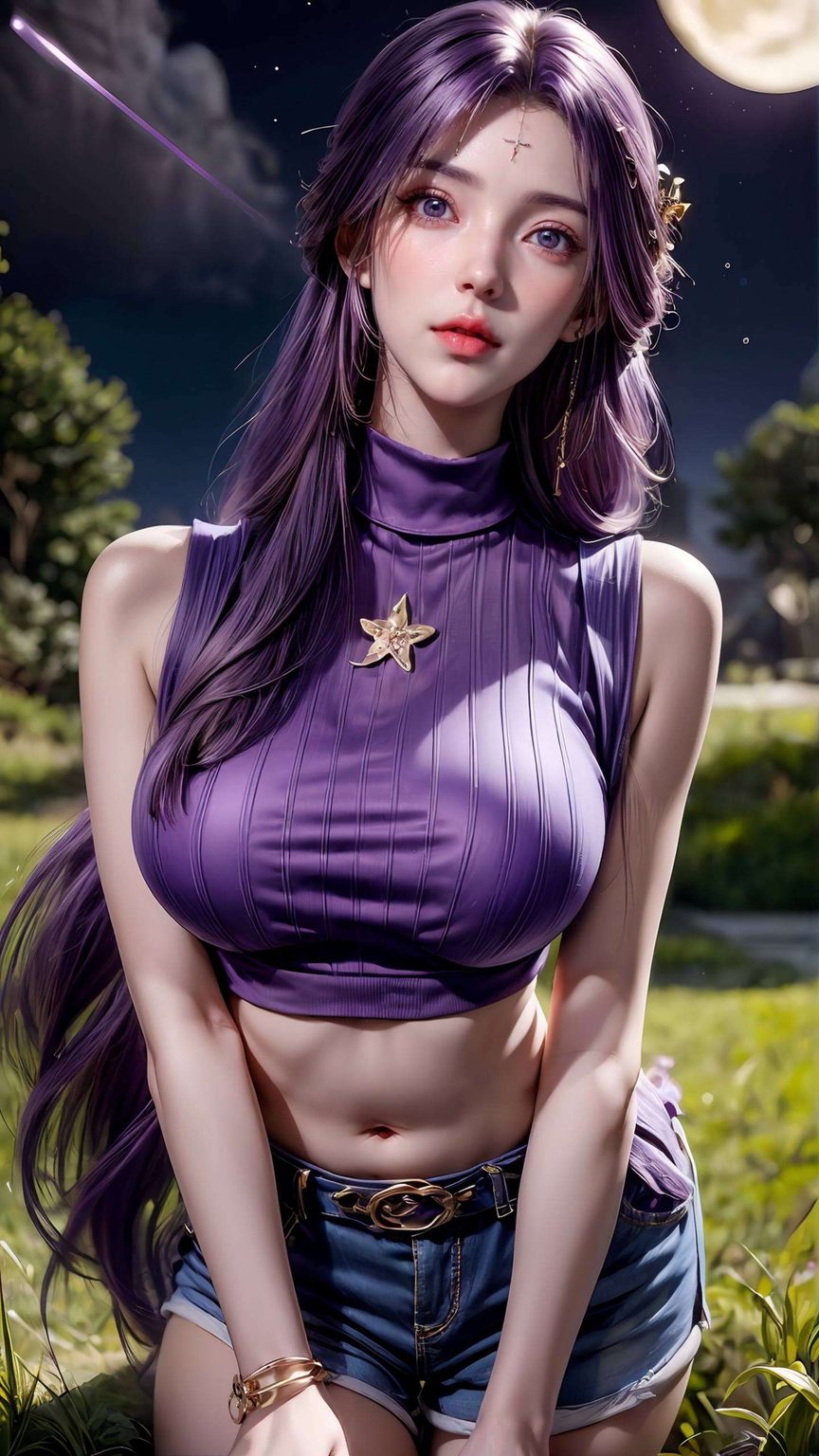 丝绒般的质感打造出这款静态女主云曦闭眼壁纸