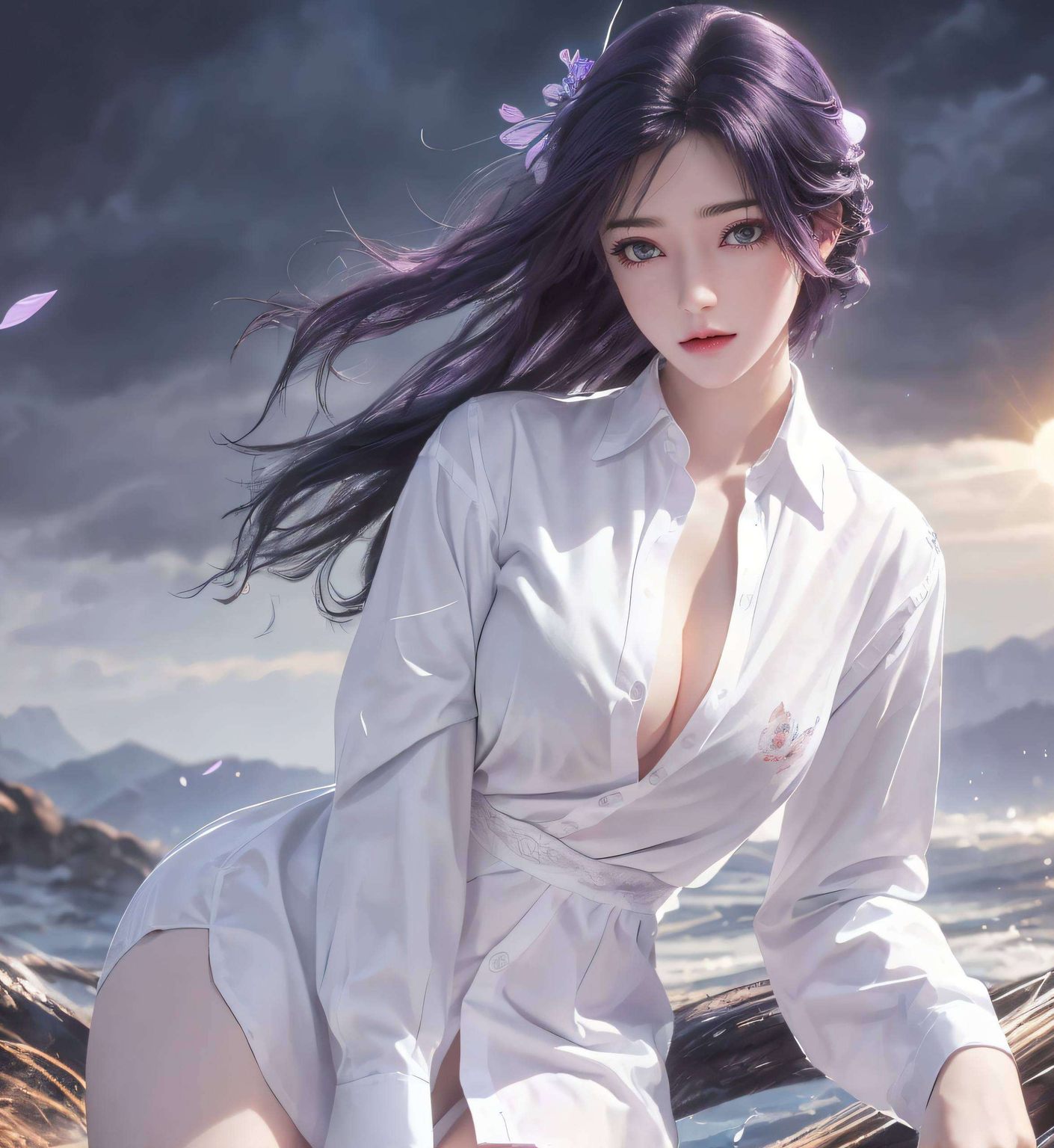 她的微笑如春风拂面为你带来独特的视觉盛宴