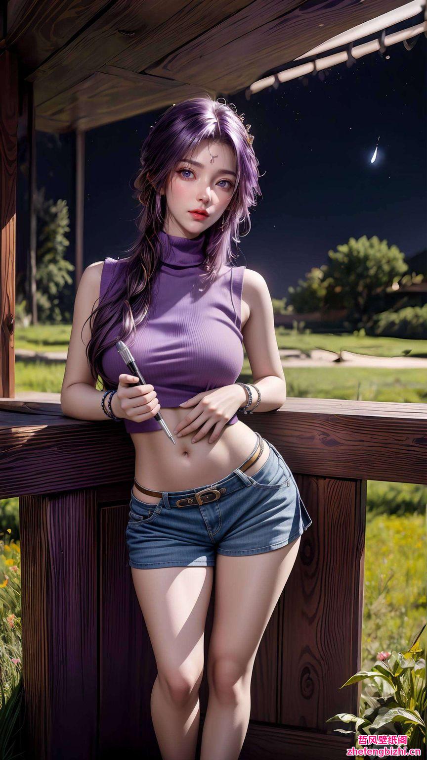 云曦高清壁纸线稿图带你领略国漫女主的绝美风采