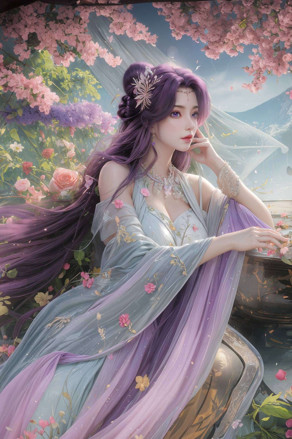 一款专为iPhone打造的国漫女神唯美手机壁纸尽享清新视觉盛宴！将国漫之美融入手机屏幕