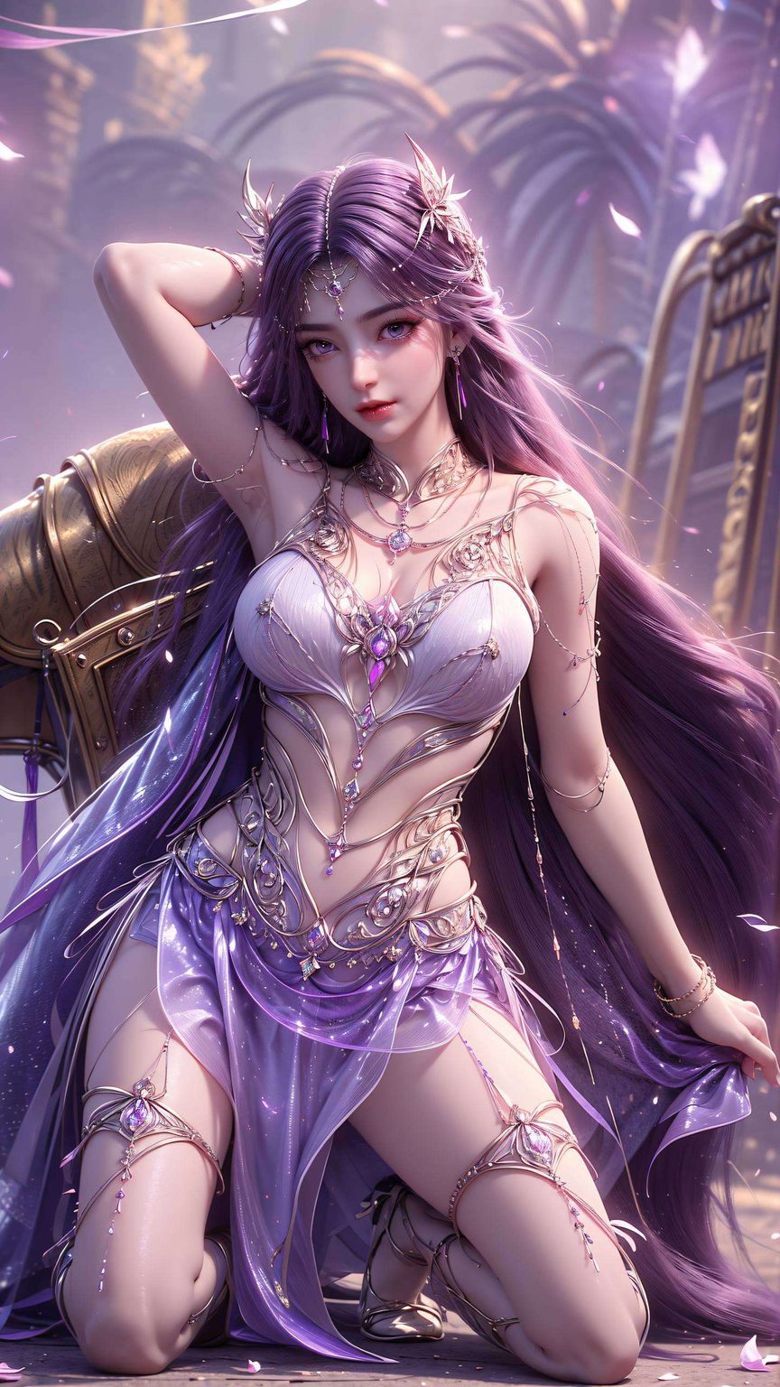 在这绚丽的国漫世界中每一处渐变都如云曦的微笑般温暖人心