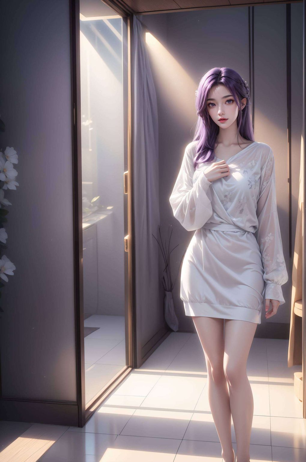 点缀以细腻的笔触带来四季花卉的绚烂色彩