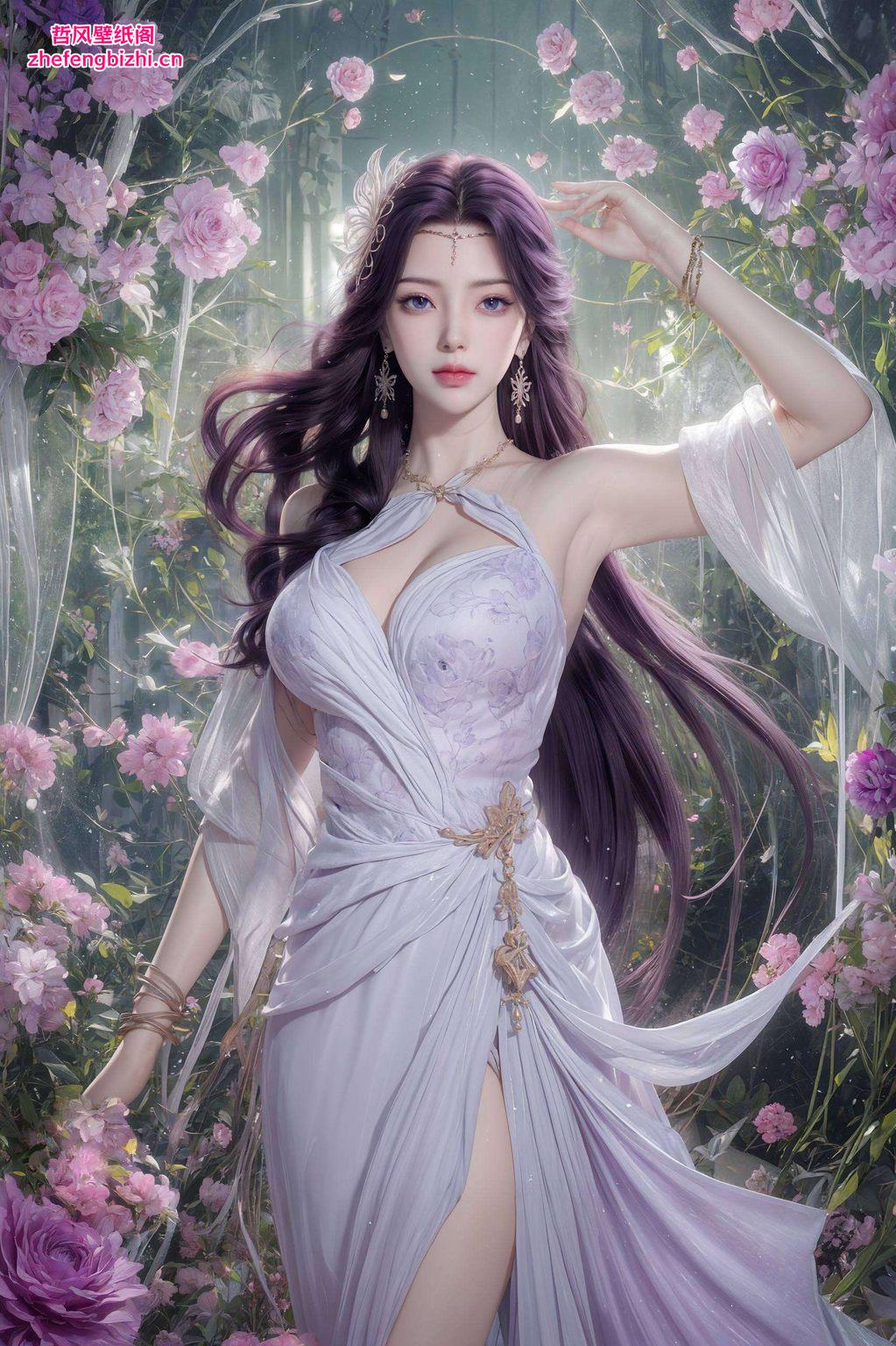 云曦AL绘图带来2K高清东方元素壁纸细腻笔触捕捉每一丝细节