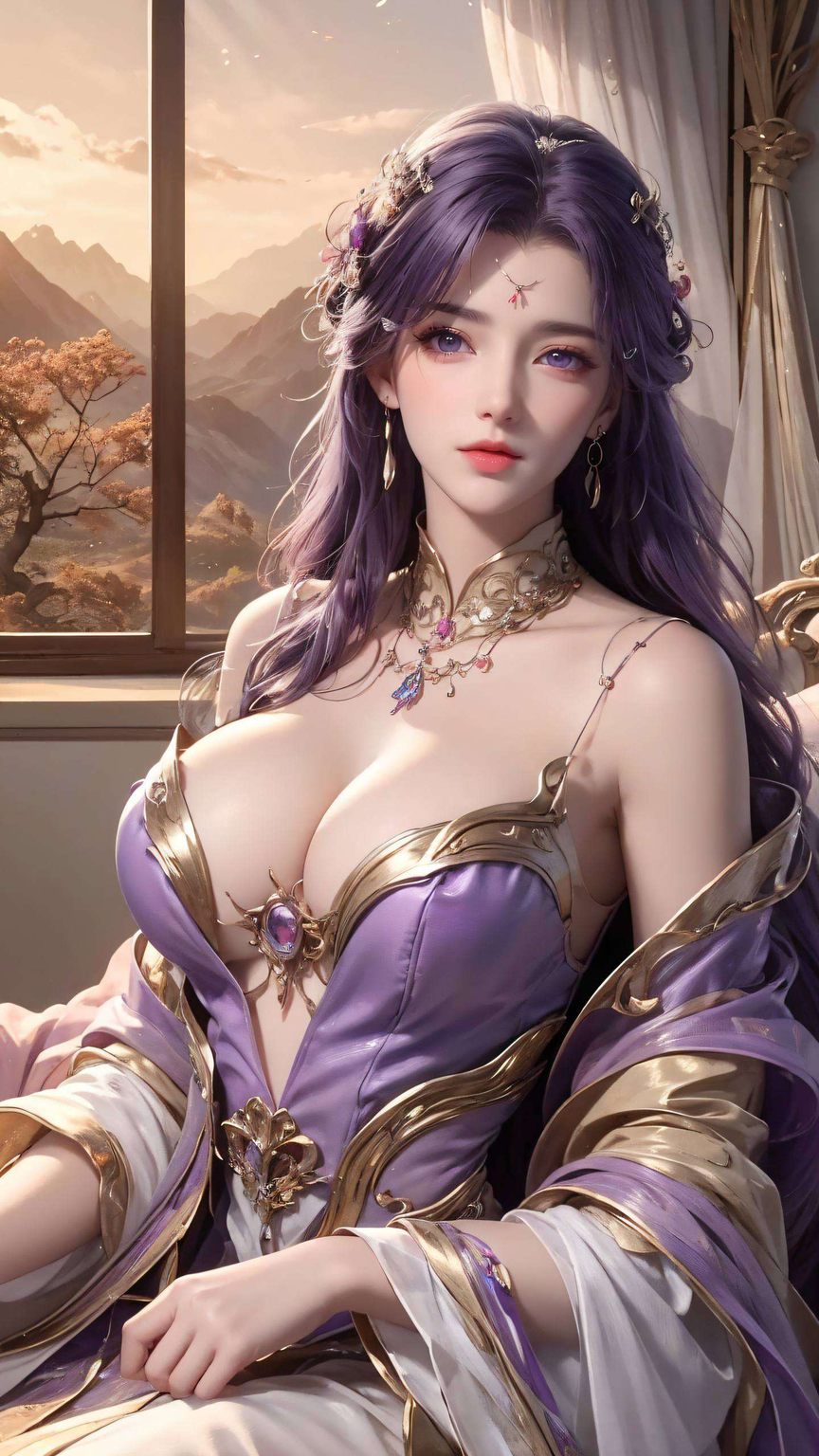 细腻的线条描绘出云曦的柔美轮廓这款2k高清极简桌面装饰图