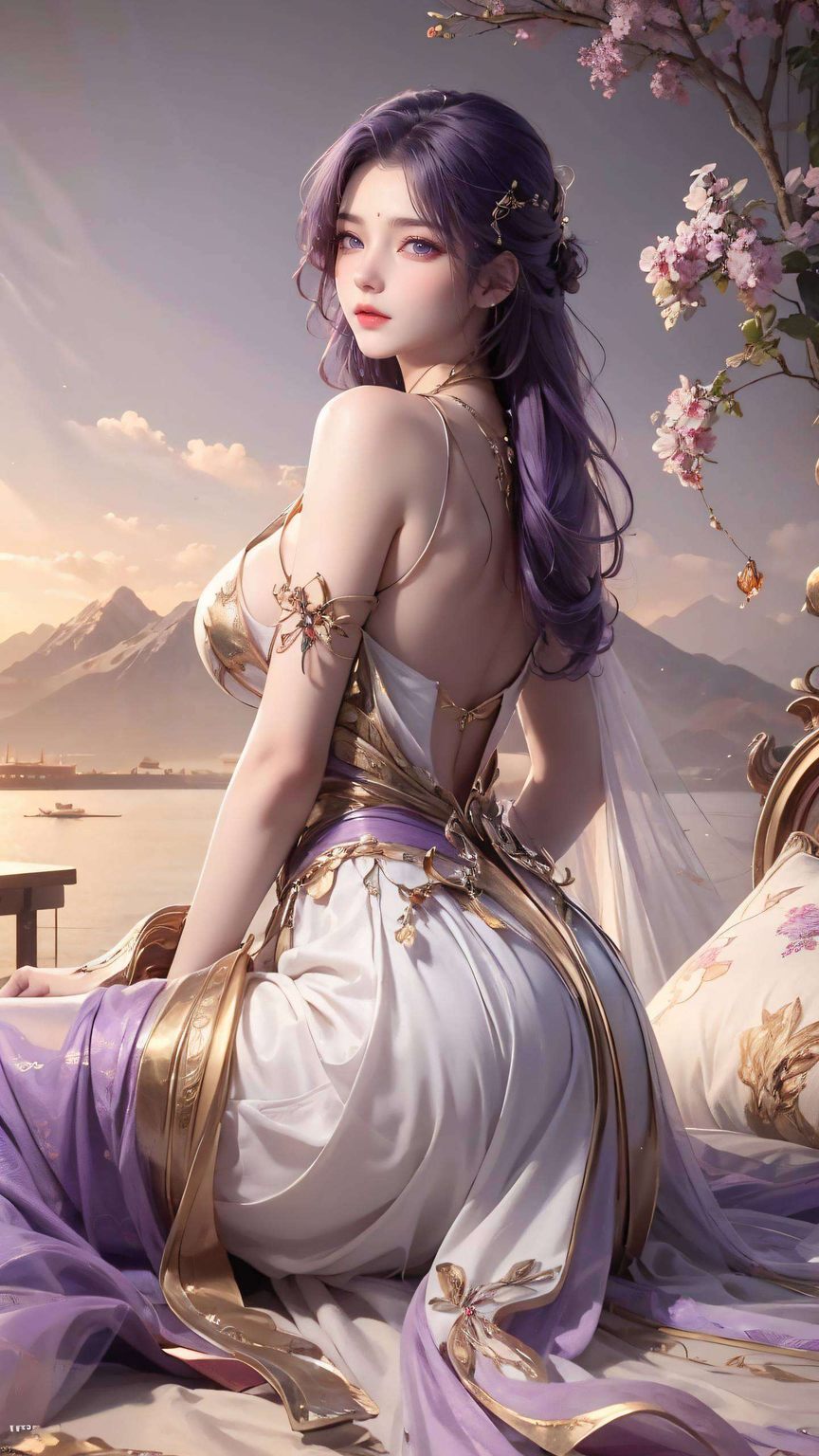 这款AI国漫女主壁纸高清画质