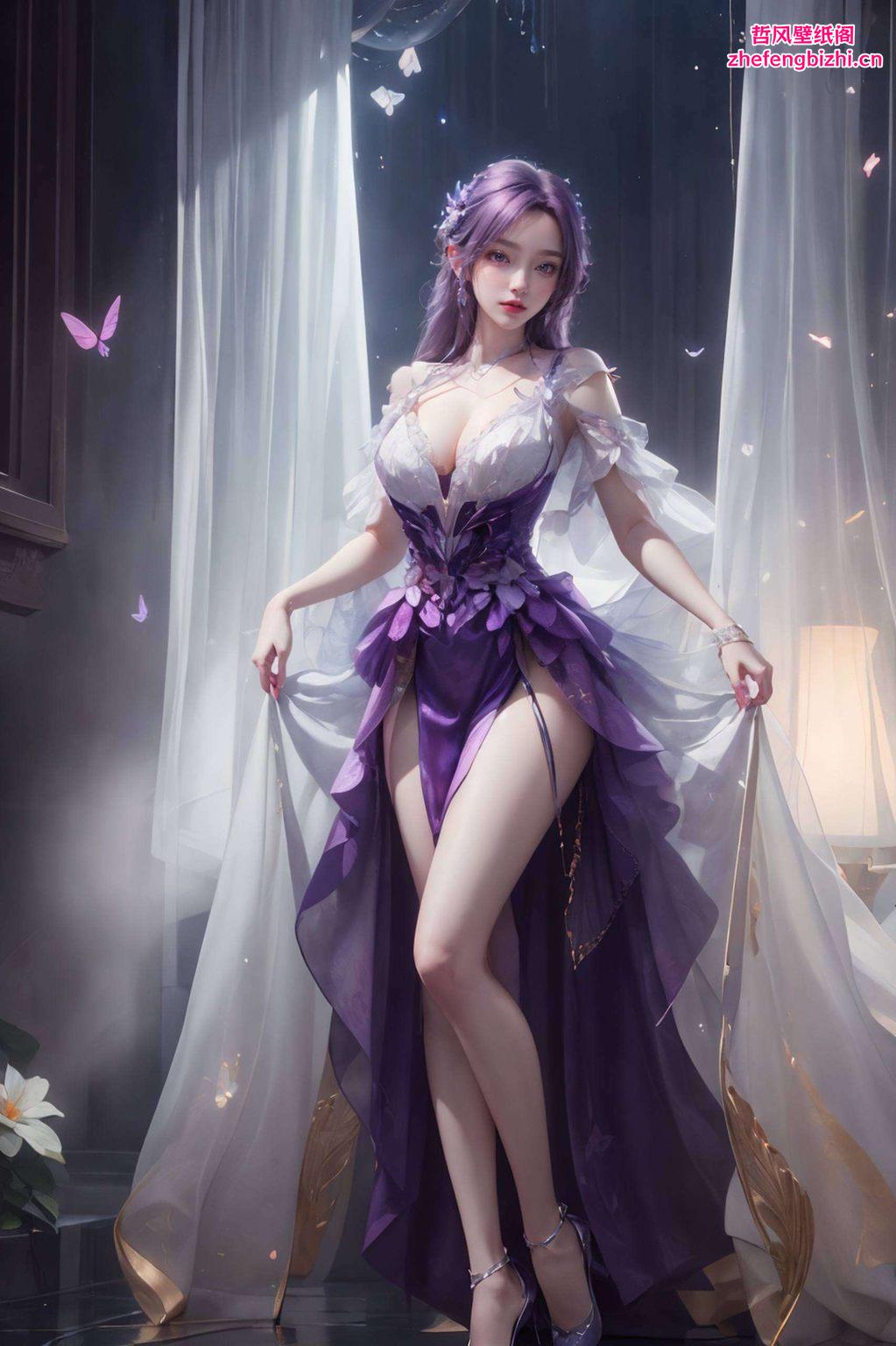 细腻的笔触那抹翩翩起舞的黑丝女神