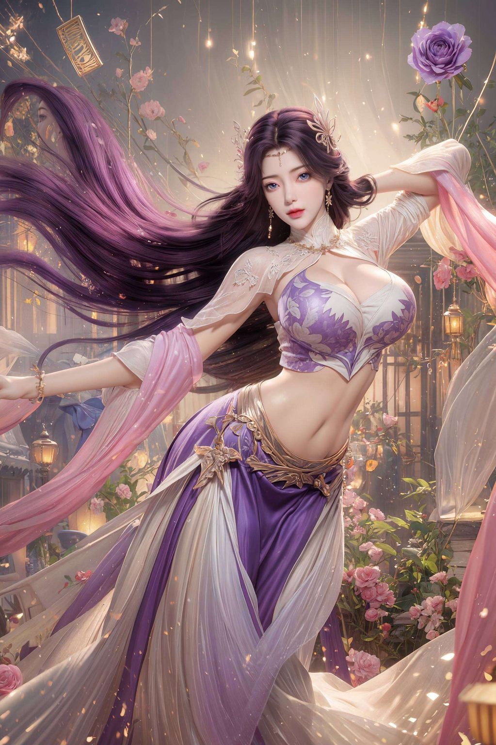 展现简洁之美带你走进花海中的静谧世界